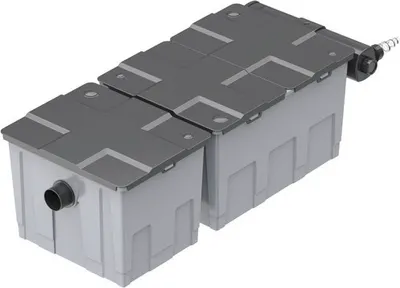 Produktbild von Durchlauffilter-Set HEISSNER 40 m³ 10000 l/h 36 W UVC