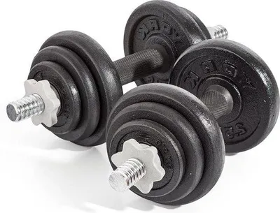 Produktbild von Famanu Kurzhantelset 20 kg - verstellbar, schwarz