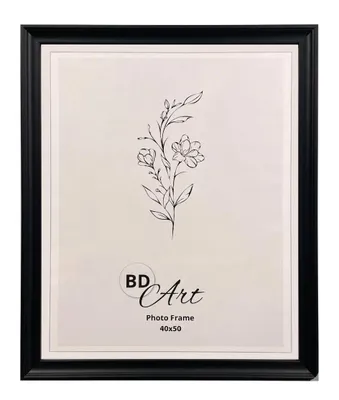 Produktbild von Schwarzer Luxor-Fotorahmen 40x50 cm mit Glas, zum Aufhängen, BD Art
