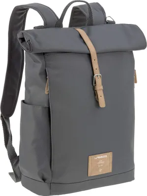 Produktbild von LÄSSIG Wickeltasche Rolltop Rucksack inkl Wickelauflage Anthrazit