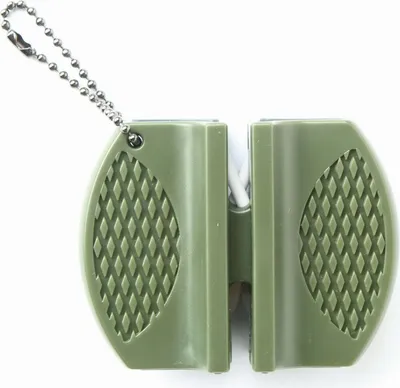 Produktbild von MIL-TEC Messerschärfer Knife Sharpener oliv - zwei Schliff Wolframstahl Schärfer