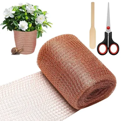 Imagen del producto de Solidchoice - Red anti-caracoles para jardín y hogar, 12,7 cm x 10 m