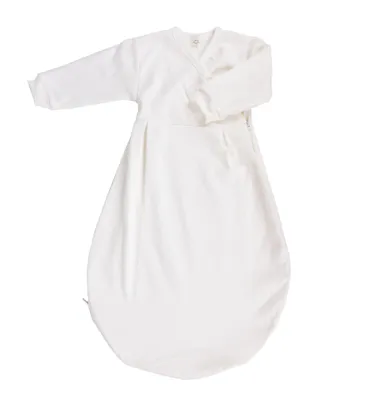 Obrázek produktu pro Popolini Felinchen Schlafsack Gr. 50/56 aus kbA-Baumwolle natur ideal als Innenschlafsack für Winterschlafsäcke oder leichter Sommerschlafsack