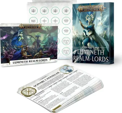 Produktbild von W-AOS: Warscroll Cards: Lumineth Realm Lords
