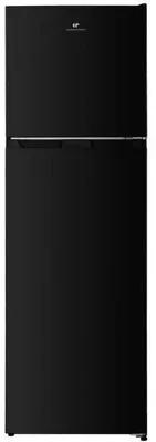 Image de Réfrigérateur-congélateur Continental Edison CEF2D247NFB, 2 portes, sans givrage, 247 litres, noir, système No Frost total, 54,5 cm de large, éclairage LED, porte réversible