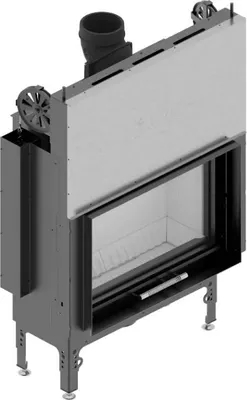 Produktbild von Kaminofen Hitze HST68x43.G 13,2 kW Kaminofeneinsatz Kaminofen Holzofen Kamin Ofen