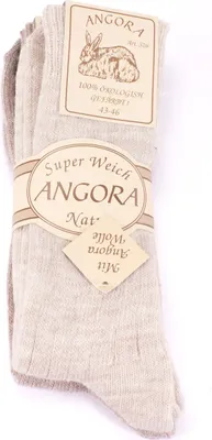 Produktbild von 2 Paar fein gestrickte Wollsocken oder Stricksocken ökologisch gefärbt 43-46