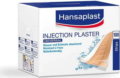 Produktbild von Hansaplast Universal Injekt.Pfl.Strips waterres. 100 St