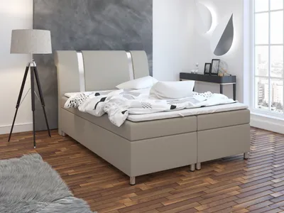 Produktbild von Boxspringbett Schlafzimmerbett TIAN 140x200cm inkl.Bettkasten