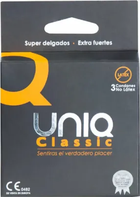 Obrázek produktu pro Uniq - Klasické Kondomy Bez Latexu 3 Kusy