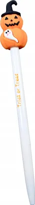 Produktbild von Halloween Gelstift Fineliner Blau Kürbis Geist Grusel Deko Büro Schule Geschenk