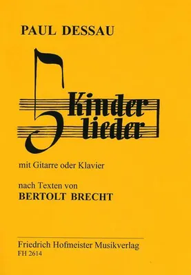 Produktbild von 5 Kinderliederfür Gesang und Gitarre (Klavier)