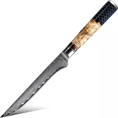 Immagine prodotto di Coltello da cucina damascato HO-21777 - Boning KP21777