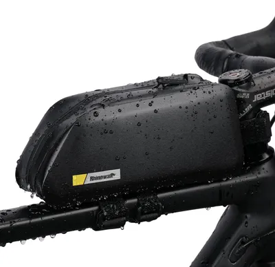 Imagen del producto de Bolsa para bicicleta, impermeable, de 1,5 litros, forma triangular, para bicicletas de montaña (MTB) y de carretera
