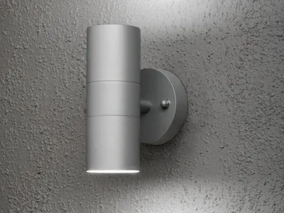 Produktbild von Konstsmide Modena Up & Down grau lackiertes Aluminium, klares Glas, Reflektor 7571-300