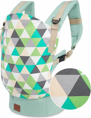 Zdjęcie produktu dla Kinderkraft NINO, Plecak do nosidełka dla niemowląt, Chłopak, dziewczyna, 20 kg, Niebieski, Wielobarwny, Różowy, Bawełna