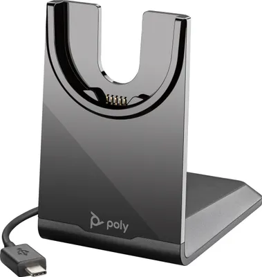 Obrázok produktu pre HP Poly Voyager Focus 2 USB-C-C Headset +USB-C/A Adapter +Charging Stand, Bezdrôtový, Business/Everyday, 175 g, Slúchadlá s mikrofónom, Čierna
