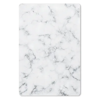 Produktbild von MuchoWow® Mauspad Mousepad Marmor - Weiß - Silber - Glitter - Marmoroptik - Chic 40x60 cm - Mousepads - Maus Mat - Pad - Mausunterlage - Schreibtisch Accesoire