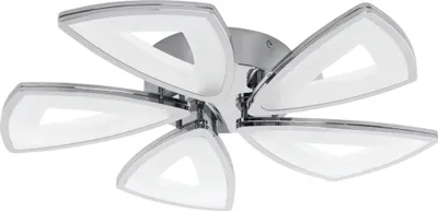 Produktbild von EGLO LED Deckenleuchte Amonde, Deckenlampe dimmbar, Wohnzimmerlampe Modern, Küchenlampe aus Aluminiumguss und satiniertem Kunststoff, Flurlampe
