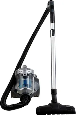 Productafbeelding van Stofzuiger zonder zak - Cilinderstofzuiger 700 W - Cyclonisch met HEPA-filter - 1,5 l stofreservoir - Zwart en blauw