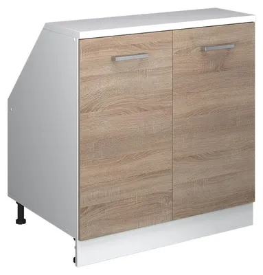 Produktbild von Dachschrägenschrank Vicco Rion Sonoma 80 x 81.6 cm mit 2 Türen, Schrankkorpus 60 cm Tiefe, Model 59969