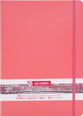 Image de ROYAL TALENS Art Creation carnet de croquis, 210 x 300 mm, rouge