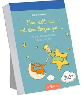 Produktbild von Abreißkalender Man sieht nur mit dem Herzen gut 2027