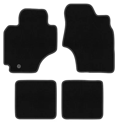 Productafbeelding van Velours automatten voor Toyota RAV4 II 2000-2003 – 4-delig, zwart, op maat – Wielganizator BASIC