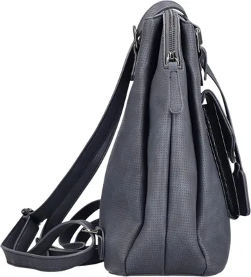 Produktbild von Rieker Damen Rucksack Schultertasche Handtasche coole Akzente H1036, Farbe:Blau