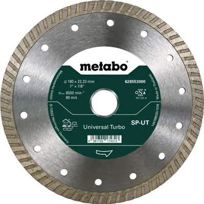 Produktbild von Metabo Diamanttrennscheibe 180x22,23mmSP-UT"Universal Turbo "SP""