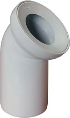 Productafbeelding van Witte bochten voor toiletten, 45 graden