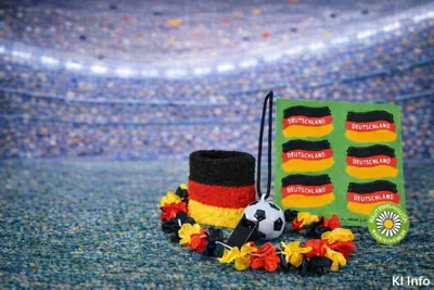 Produktbild von Deutschland Fan Set - 4 Teile, Fußball, EM, WM