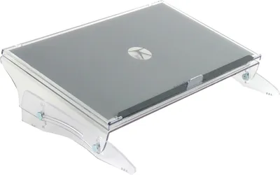 Zdjęcie produktu dla BakkerElkhuizen FlexDesk 640, Plastik, Guma, Stal, 110 - 180 mm, Jasny Szary, Przezroczysty, 515 mm, 380 mm, 110 mm