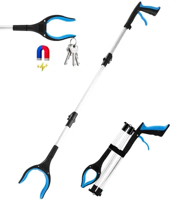 Obrázek produktu pro Skládací uchopávací nástroj, kleště pro seniory, kleště na odpadky, hliník, 110 cm