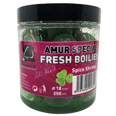 Obrázek produktu pro LK Baits Fresh boilie v dipu Amur Special Spice Shrimp 18mm, 250ml