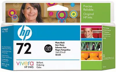 Produktbild von HP C 9370 A Tintenpatrone Foto schwarz Vivera       No. 72