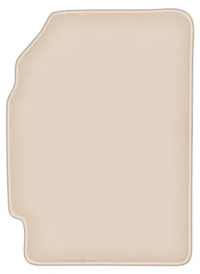 Produktbild von DURBAN Beige Velours-Fahrerfußmatte für Chevrolet Spark III M300 Schrägheck (2009-2015)