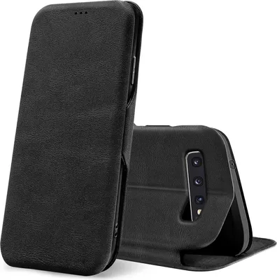 Obrázok produktu pre Škrupinové flipové puzdro pre Samsung Galaxy S10 Puzdro Book Cover Puzdro na mobilný telefón so slotom na kartu Premium Protective Cover