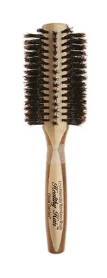 Zdjęcie produktu dla Olivia Garden Bamboo Touch Brush Ekologiczna okrągła bambusowa szczotka do włosów 100% włosia dzika 20 mm