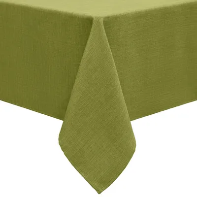 Productafbeelding van Linnenlook tafelkleed, vierkant, 80 x 80 cm, groen