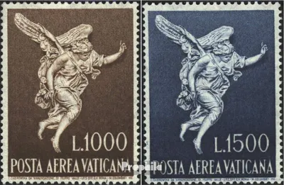 Produktbild von Briefmarken Vatikanstadt 1962 Mi 391-392 (kompl.Ausgabe) gestempelt Flugpost
