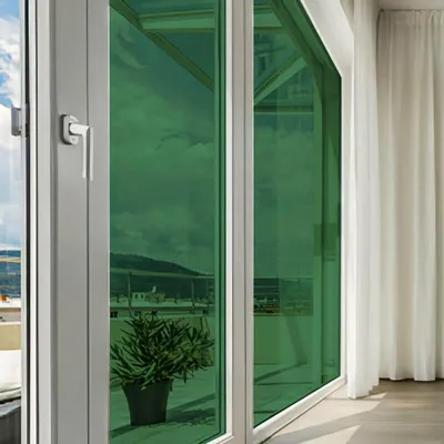 Produktbild von DIMEXACT - DIMEXACT Selbstklebende Sonnenschutzfolie für Autofenster, farbig, transparent für Fenster, Mintgrün, Breite 1,52 m, Rolle -152 cm x 10 m - en Rouleau