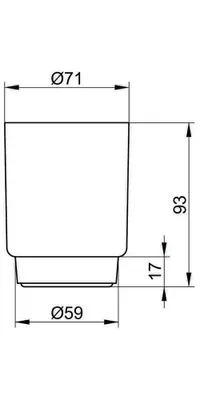 Obrázek produktu pro Keuco Acryl-Glas PLAN prohraje