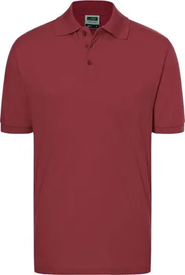 Produktbild von James & Nicholson Poloshirt Classic, Gr. S,weinrot