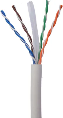Produktbild von NORTH Netzwerkkabel Cat6A UTP Weiß 50 m kontaktlos Solid 10 Gb/s 500 MHz 26awg CM