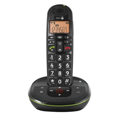 Zdjęcie produktu dla Doro PhoneEasy 105wr, Telefon w systemie DECT, Głośnik, Czarny