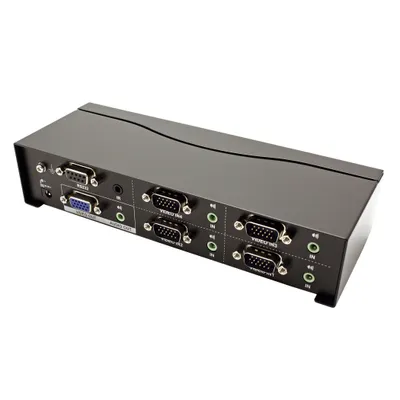 Obrázek produktu pro ATEN AT-VS0401, VGA, Kov, Černá, 65 m, 300 MHz, 1920 x 1440 px