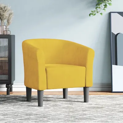 Produktbild von Cloris Designermöbel Clubsessel Gelb Samt 2024 Neu