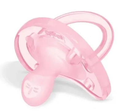 Zdjęcie produktu dla Chicco Smoczek uspokajajcy Physio Soft silikonowy rowy 0-6m+ 1 szt