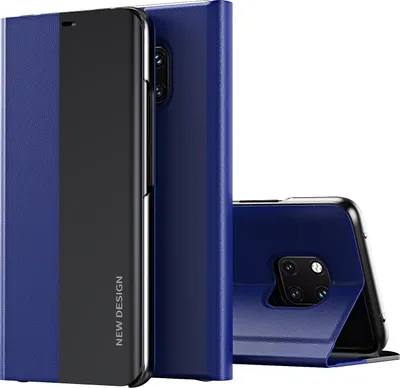 Obrázek produktu pro Huawei Mate 20 Pro Case, LaimTop LeatherPolyuretanMagnetic Flip Stand Case pro Huawei Mate 20 Pro Navy Blue